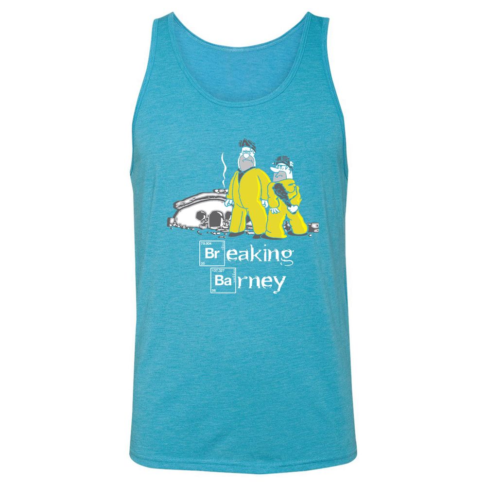 Unisex Jersey Tank - 59MJ868H - Aqua Triblend - 3