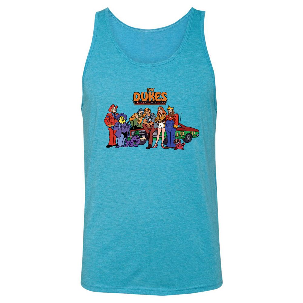 Unisex Jersey Tank - Z38JJ3CX - Aqua Triblend - 3