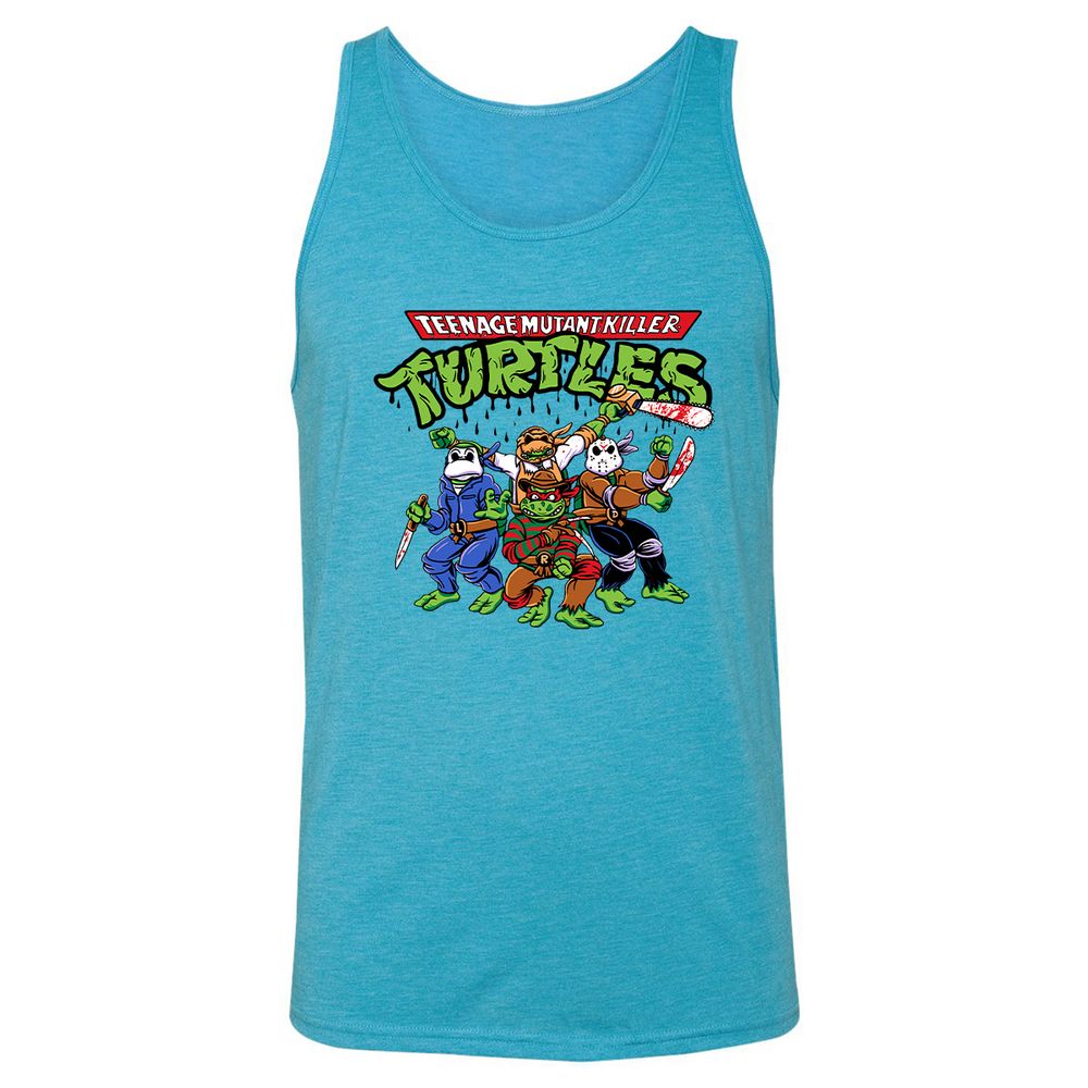 Unisex Jersey Tank - N2468HKV - Aqua Triblend - 3