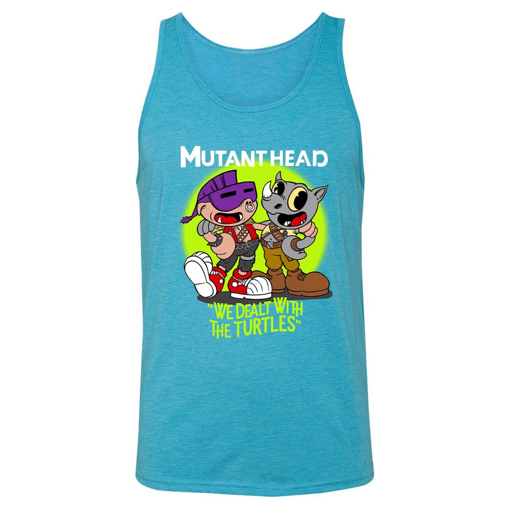 Unisex Jersey Tank - 3GBQ5G3J - Aqua Triblend - 3