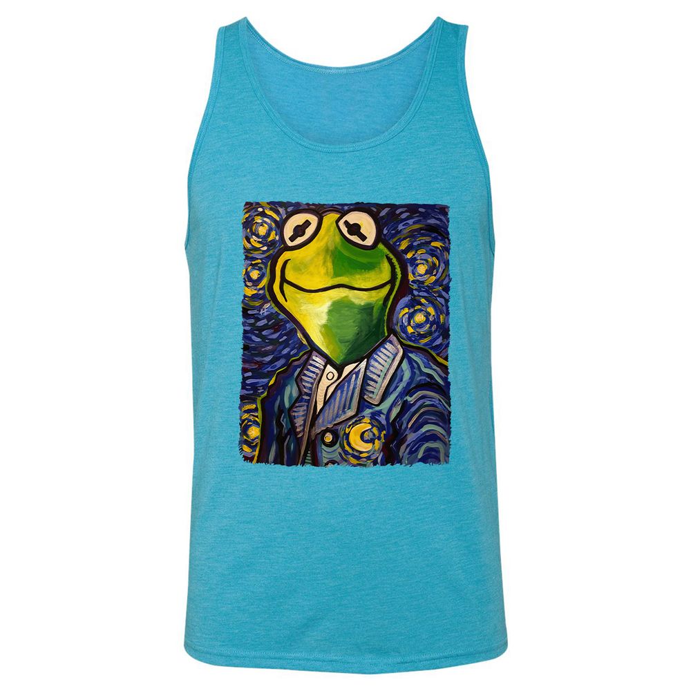 Unisex Jersey Tank - RHJ1111A - Aqua Triblend - 3
