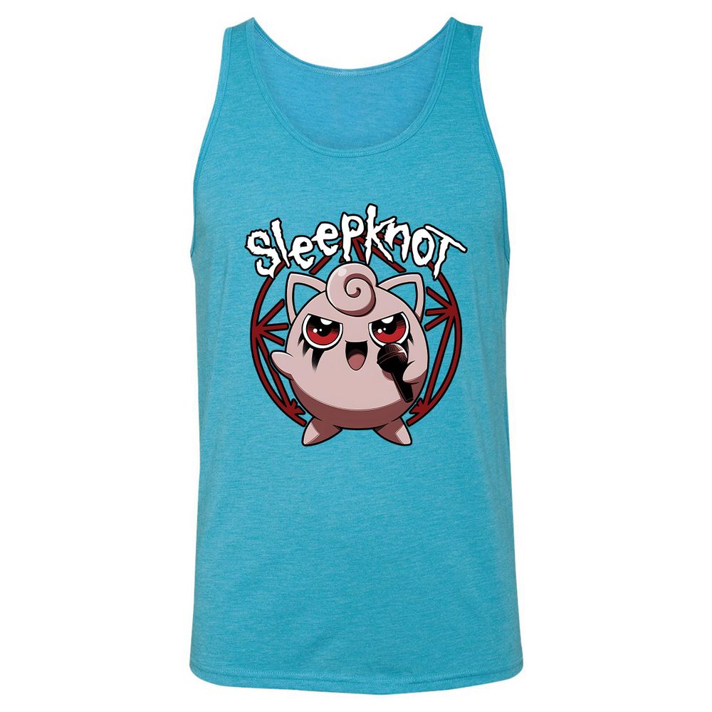 Unisex Jersey Tank - JJZXJNG5 - Aqua Triblend - 3