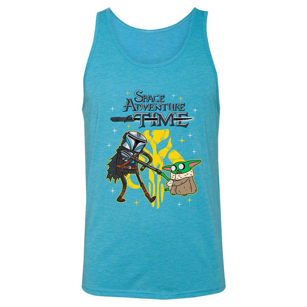 Unisex Jersey Tank - L2GL36UV - Aqua Triblend - 3