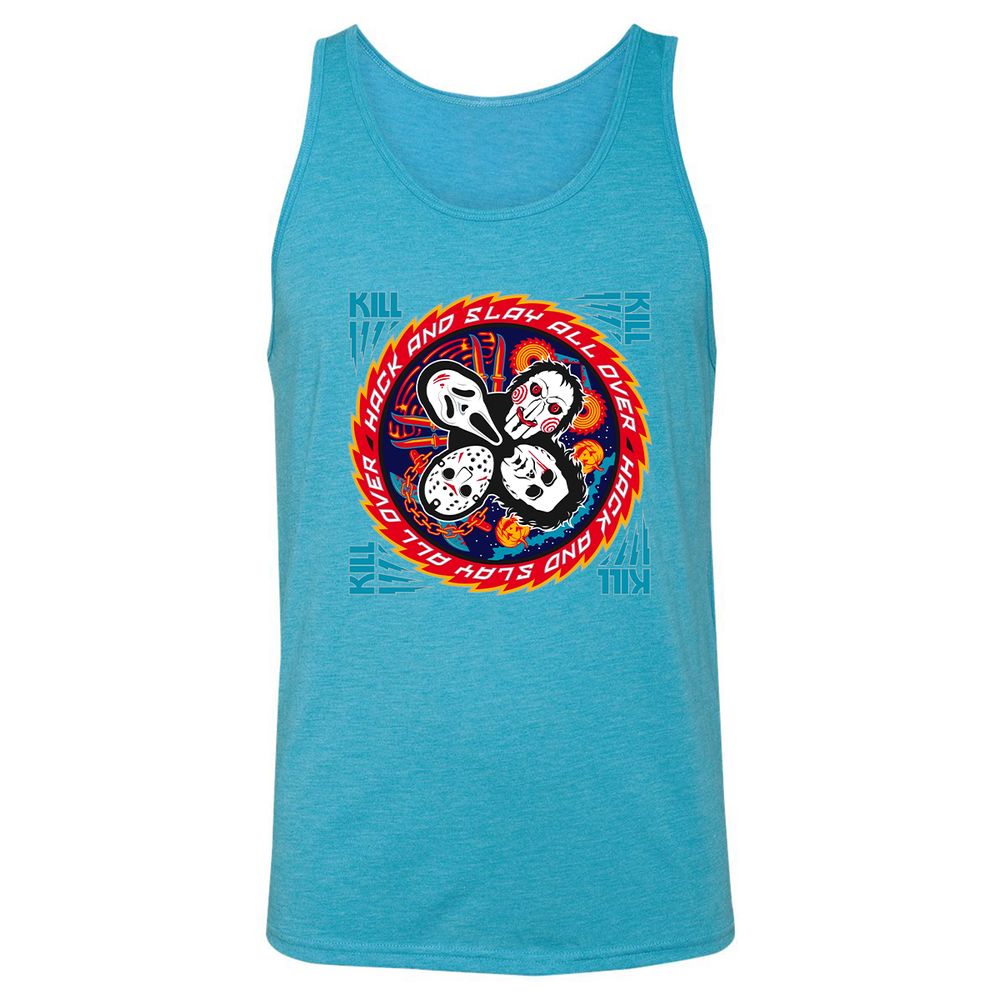 Unisex Jersey Tank - 7YKQGDUN - Aqua Triblend - 3
