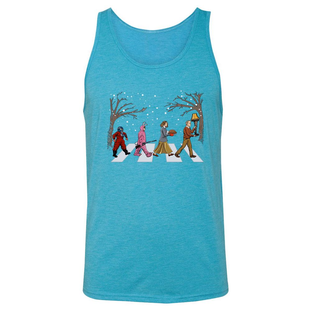 Unisex Jersey Tank - P9HX2YUV - Aqua Triblend - 3