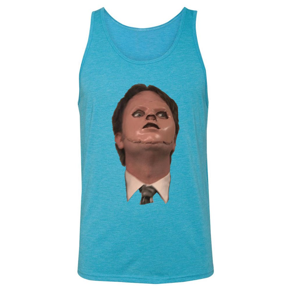 Unisex Jersey Tank - C2JF1DX8 - Aqua Triblend - 3