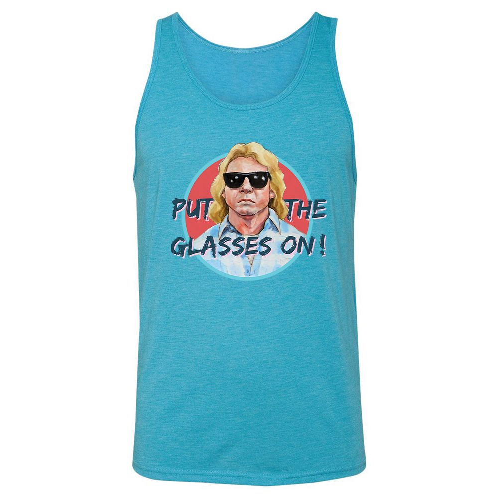 Unisex Jersey Tank - CZ8QBH66 - Aqua Triblend - 3