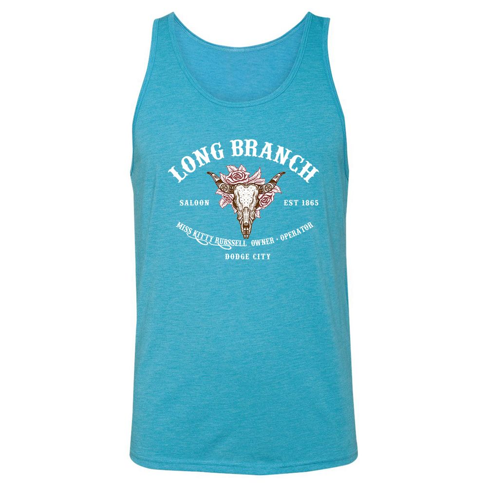 Unisex Jersey Tank - 6LSJW6TN - Aqua Triblend - 3