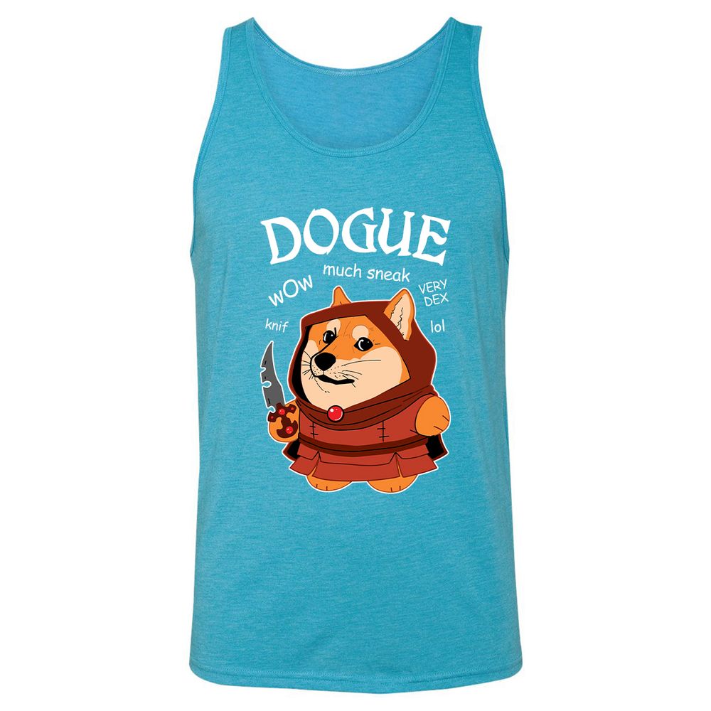 Unisex Jersey Tank - ACPFUVRC - Aqua Triblend - 3