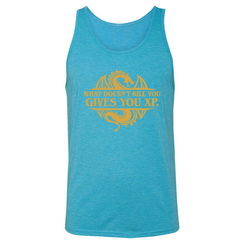 Unisex Jersey Tank - H7UYE7MN - Aqua Triblend - 3