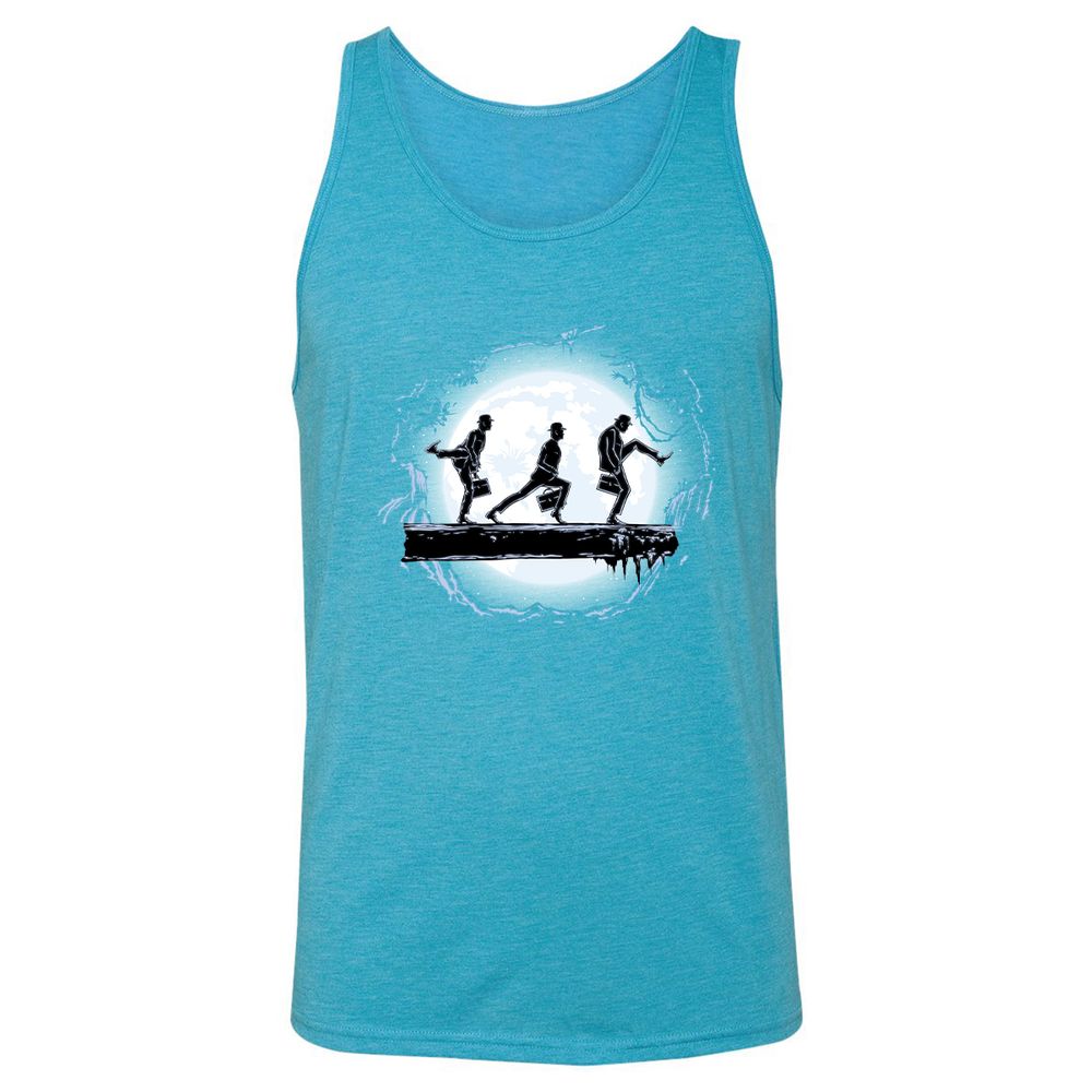 Unisex Jersey Tank - 2182ANJK - Aqua Triblend - 3