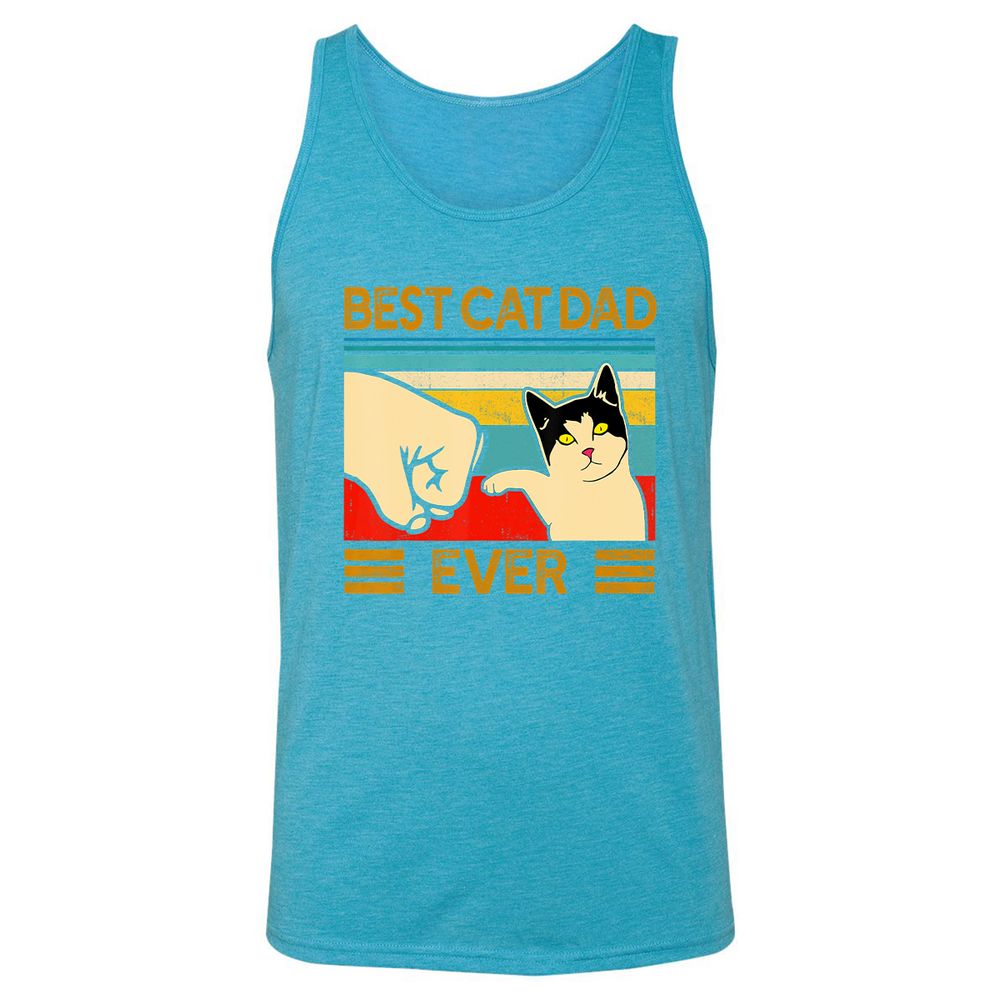 Unisex Jersey Tank - NCH5SEUU - Aqua Triblend - 3