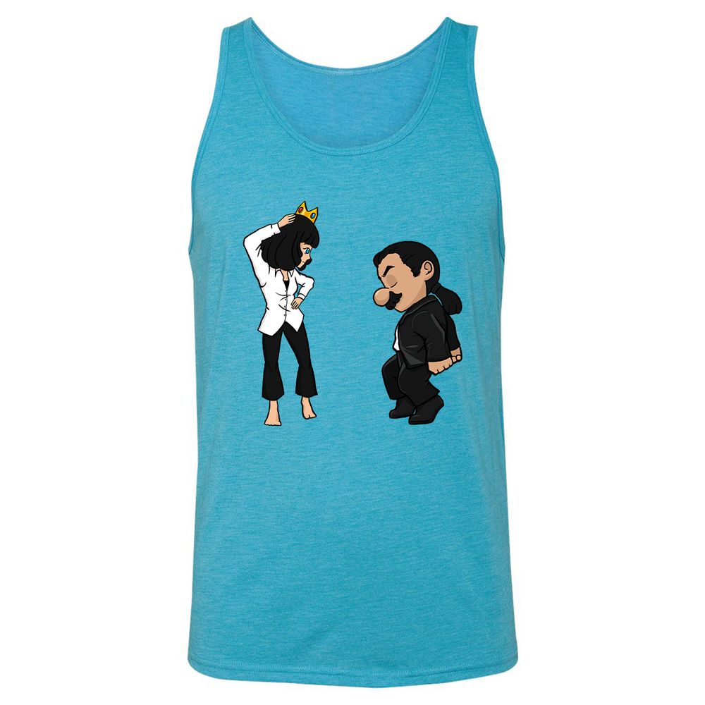 Unisex Jersey Tank - 6GVX6Y9W - Aqua Triblend - 3
