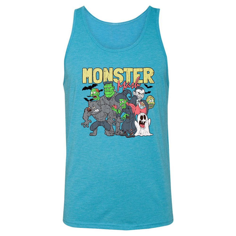 Unisex Jersey Tank - C7RYBBFF - Aqua Triblend - 3