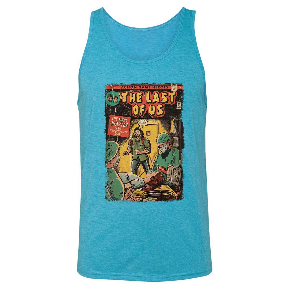 Unisex Jersey Tank - Q17VVZR2 - Aqua Triblend - 3