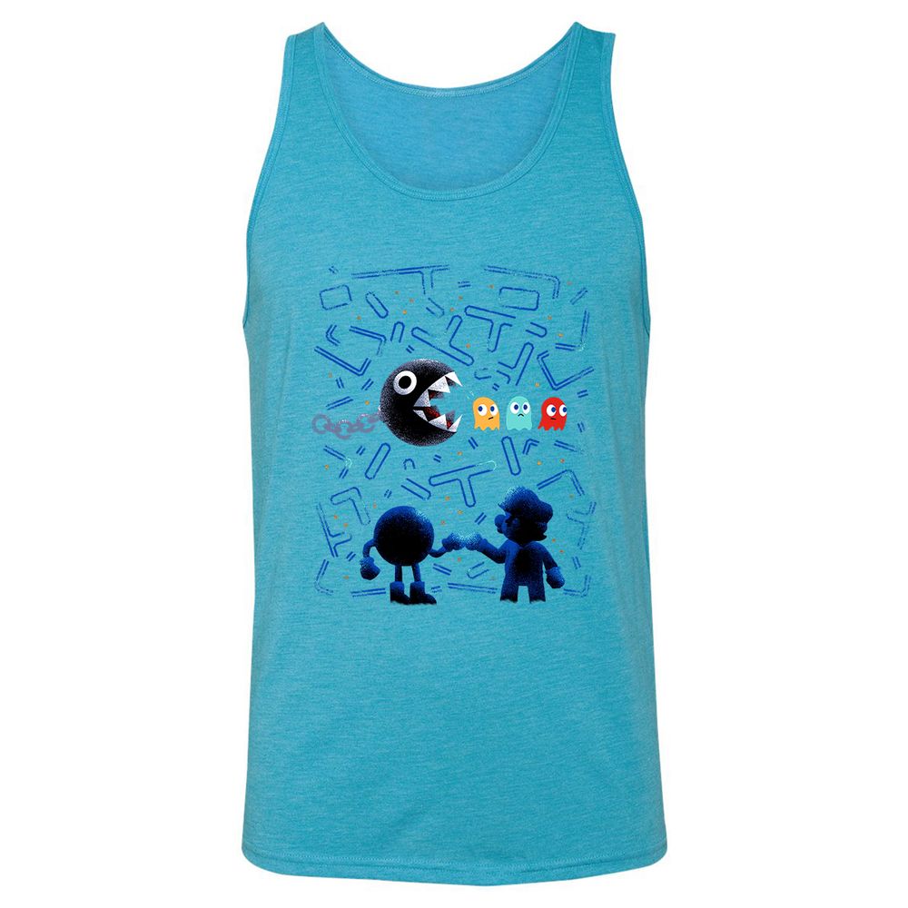 Unisex Jersey Tank - L9ZY1KD2 - Aqua Triblend - 3