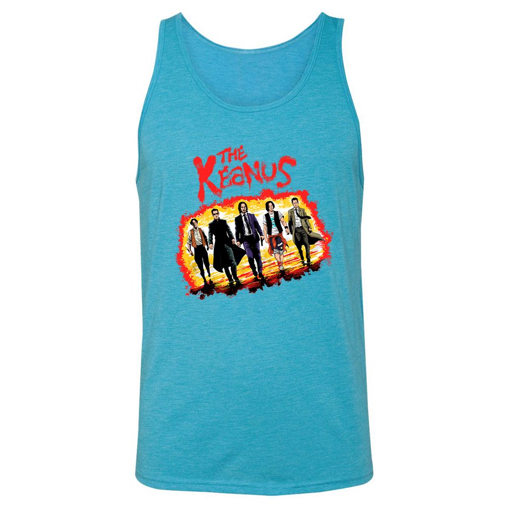 Unisex Jersey Tank - 4AL1RPK4 - Aqua Triblend - 3