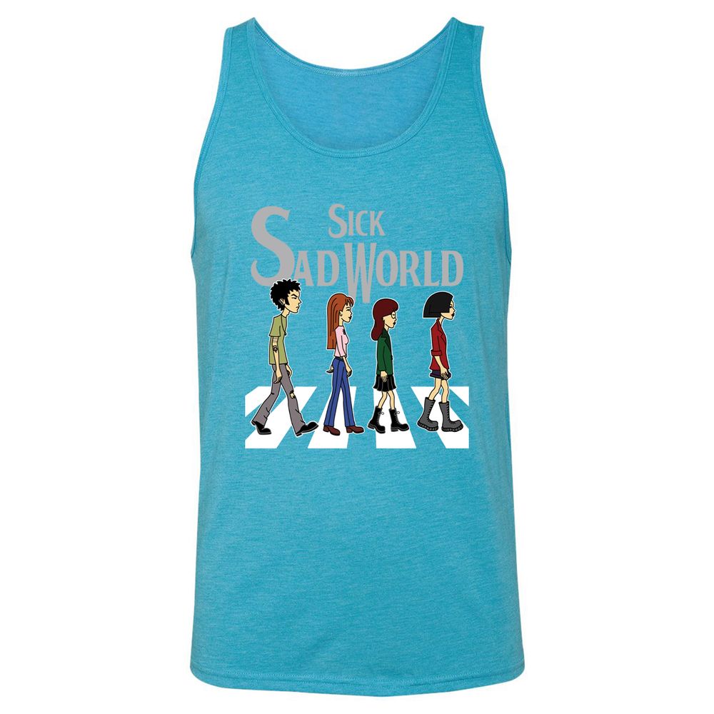 Unisex Jersey Tank - 7922V9ZF - Aqua Triblend - 3