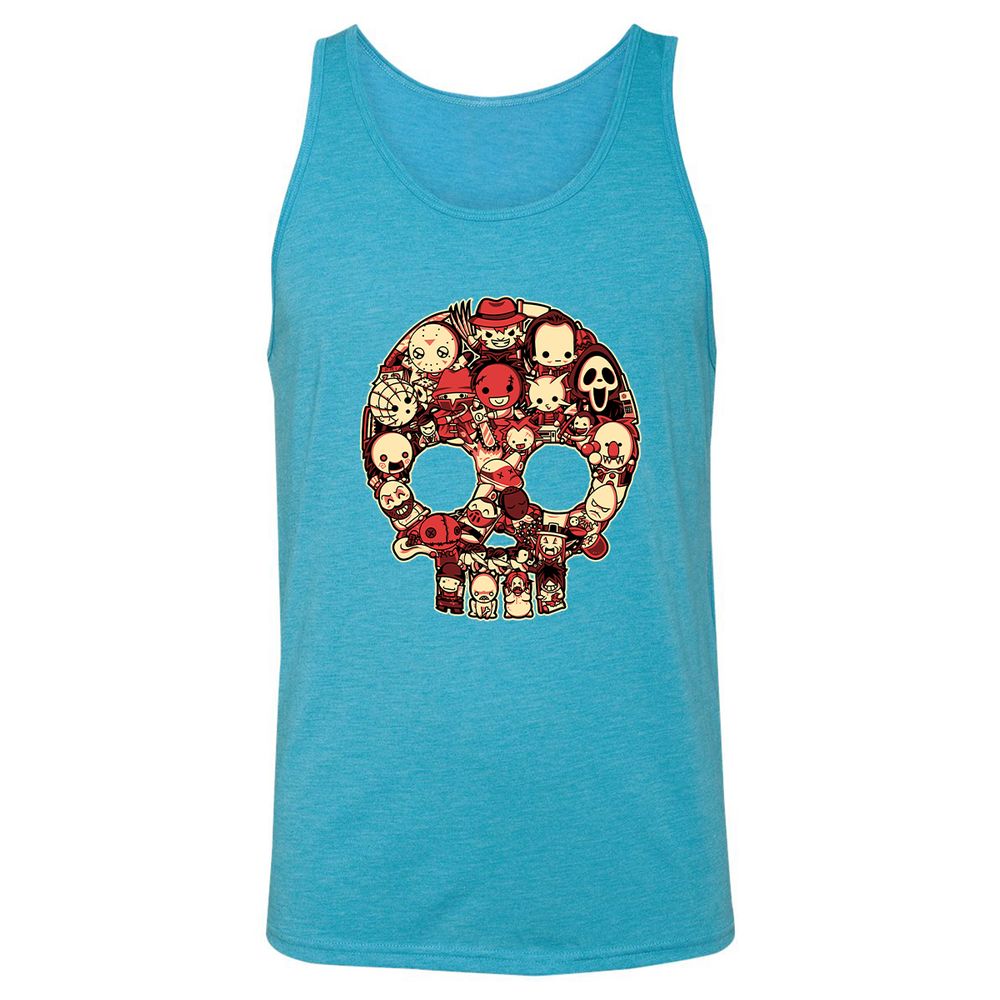Unisex Jersey Tank - ARC98LGS - Aqua Triblend - 3