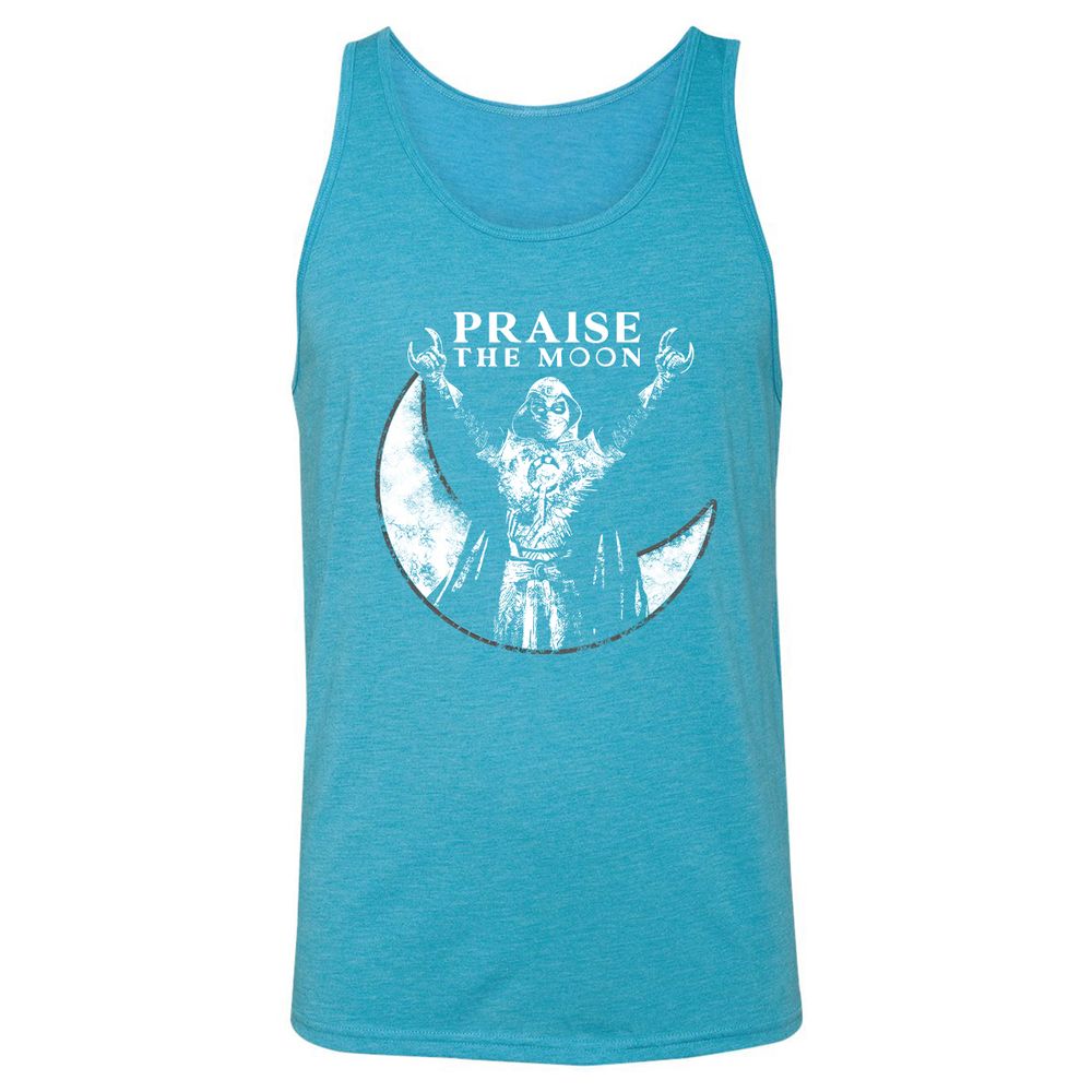 Unisex Jersey Tank - CAXURBGB - Aqua Triblend - 3