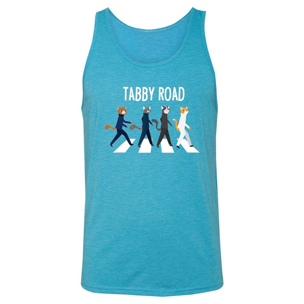Unisex Jersey Tank - 8JA4WNXR - Aqua Triblend - 3
