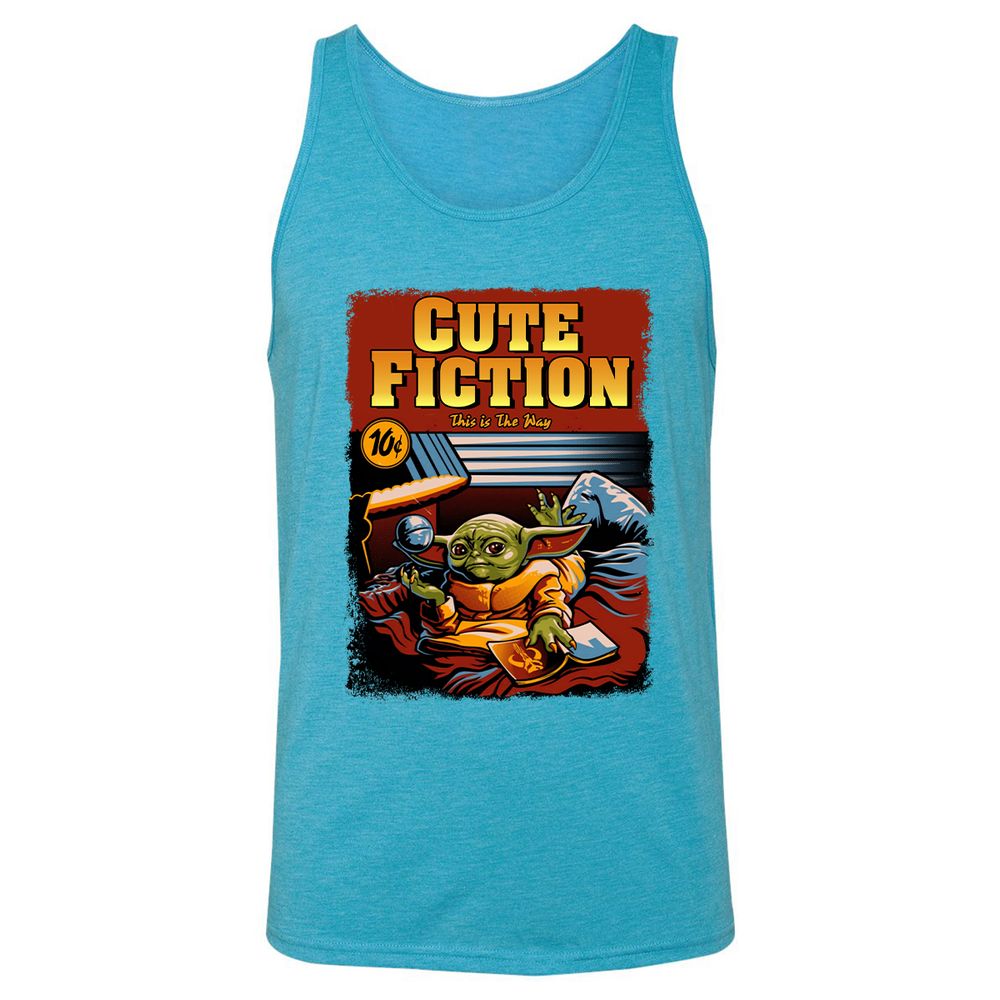 Unisex Jersey Tank - S9KHF1G8 - Aqua Triblend - 3