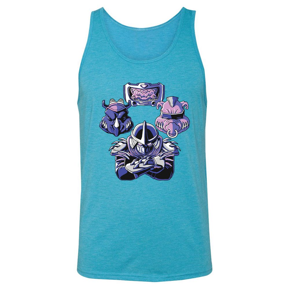 Unisex Jersey Tank - SHURA5NB - Aqua Triblend - 3