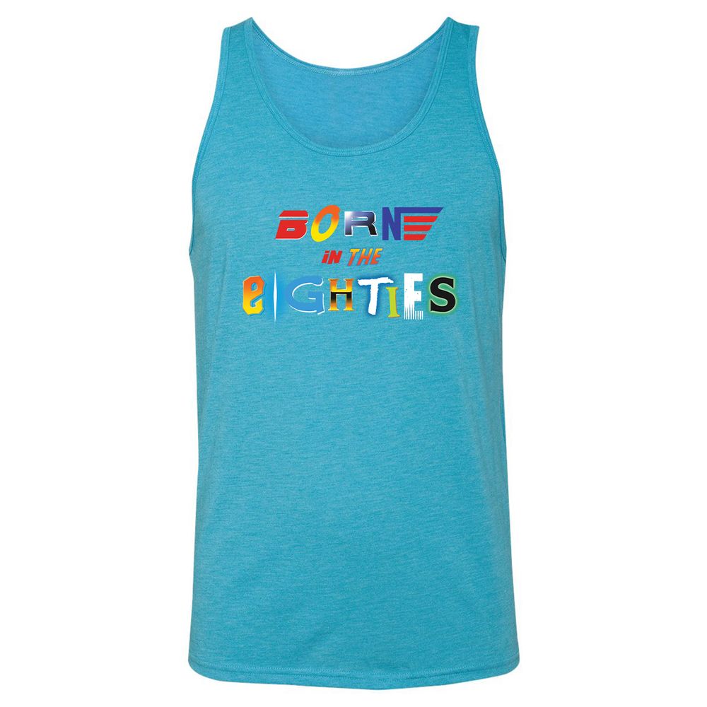 Unisex Jersey Tank - WC4B8D6H - Aqua Triblend - 3
