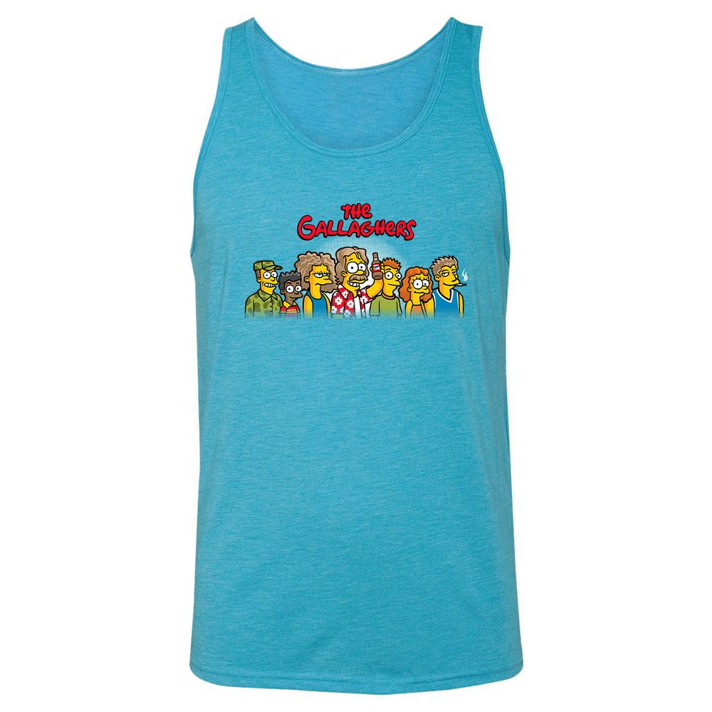 Unisex Jersey Tank - 8NFTHVG7 - Aqua Triblend - 3