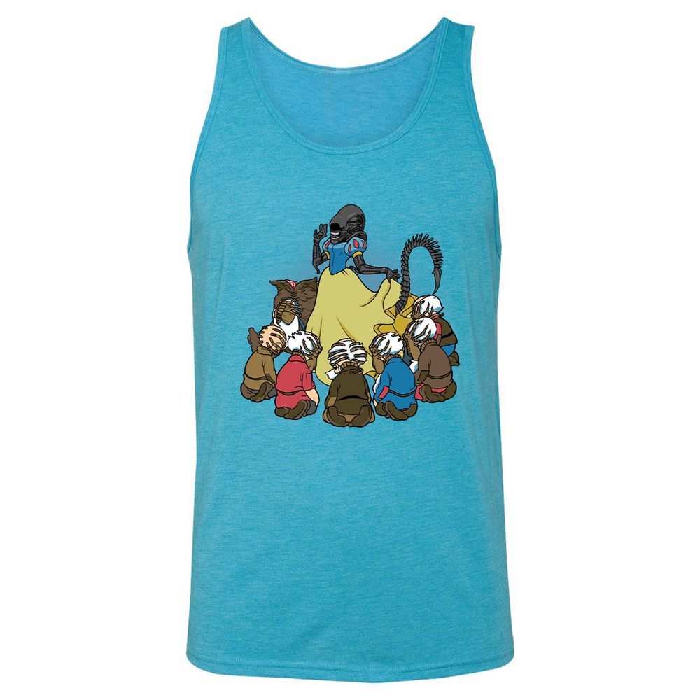 Unisex Jersey Tank - 9UNWGR73 - Aqua Triblend - 3