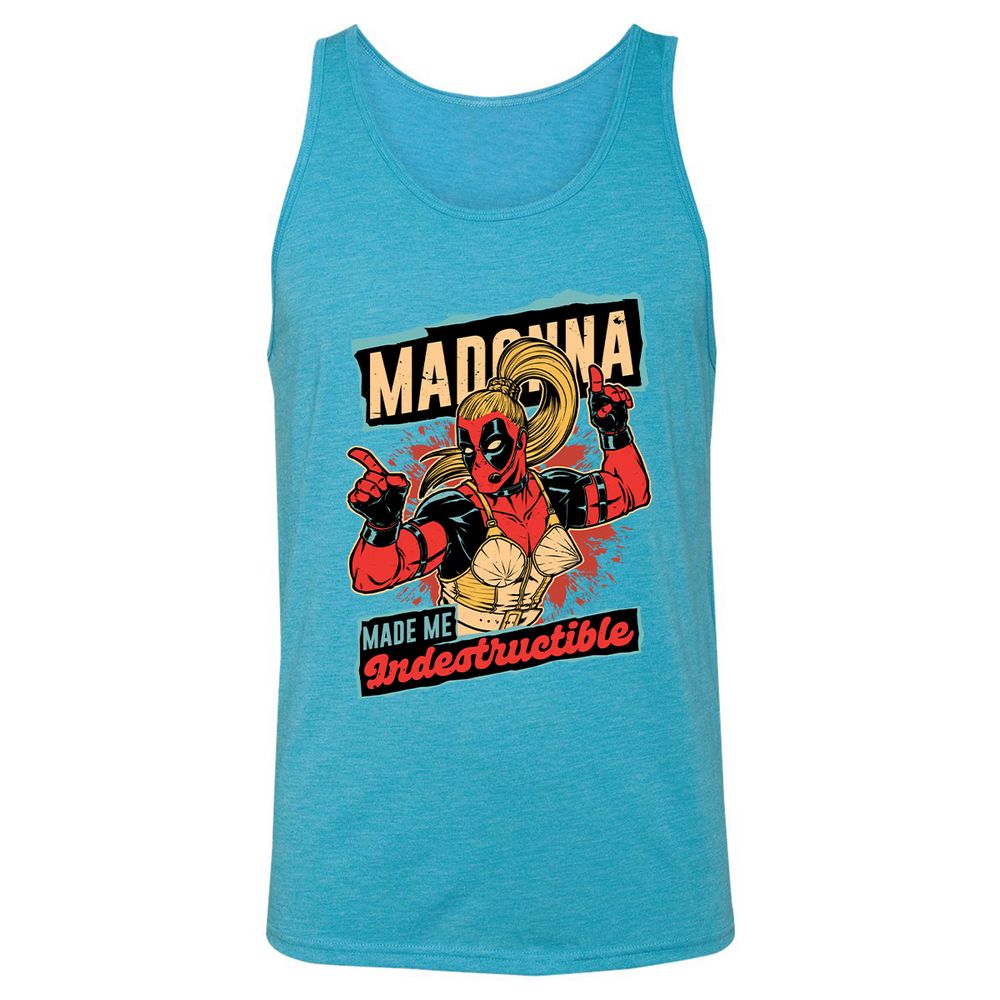 Unisex Jersey Tank - 9SA6W548 - Aqua Triblend - 3