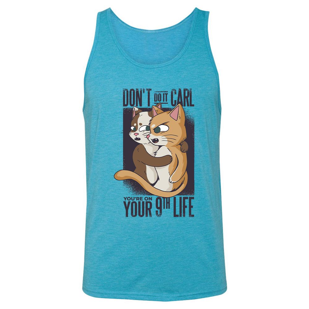 Unisex Jersey Tank - 6AAUQ1UK - Aqua Triblend - 3
