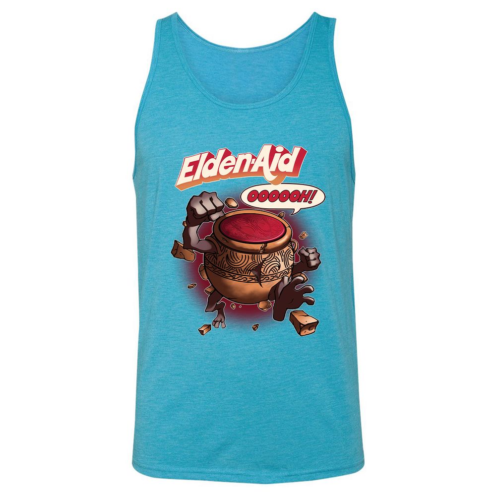 Unisex Jersey Tank - GYHF8SS5 - Aqua Triblend - 3
