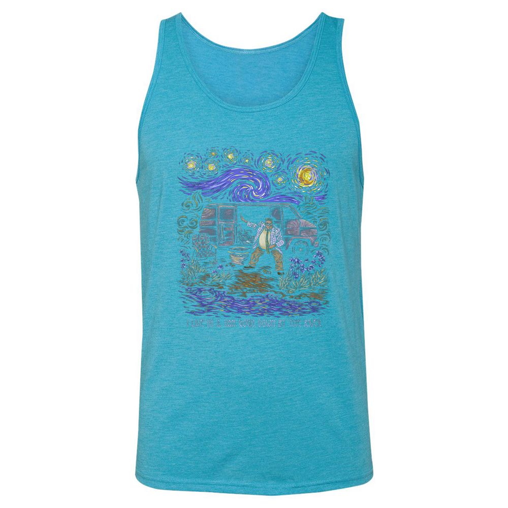 Unisex Jersey Tank - XULGEFA5 - Aqua Triblend - 3