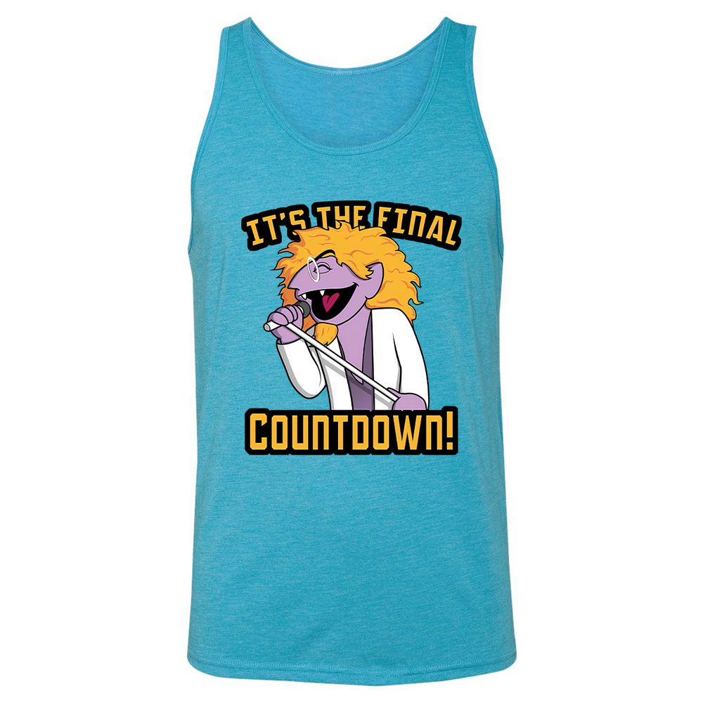 Unisex Jersey Tank - HMNGYPGF - Aqua Triblend - 3