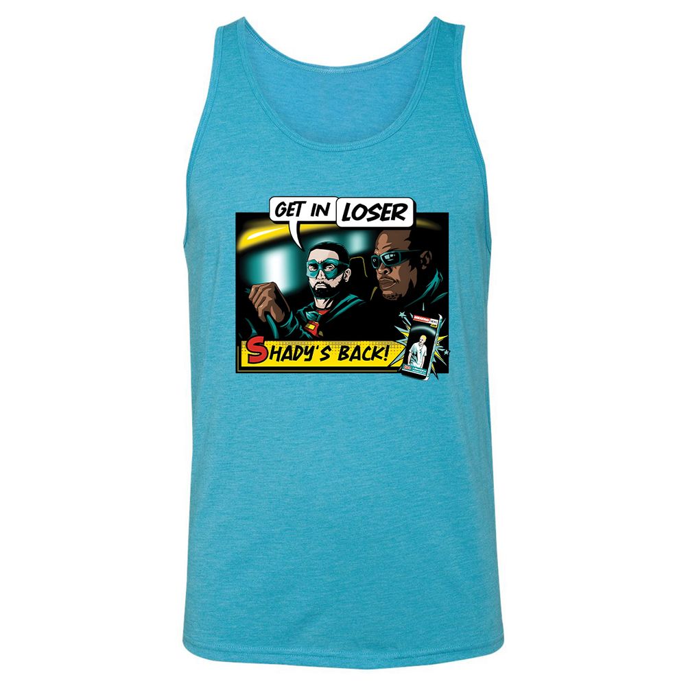 Unisex Jersey Tank - YFZQLVSP - Aqua Triblend - 3