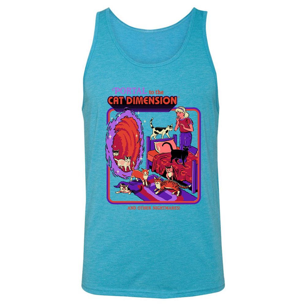 Unisex Jersey Tank - NN2FRX9F - Aqua Triblend - 3