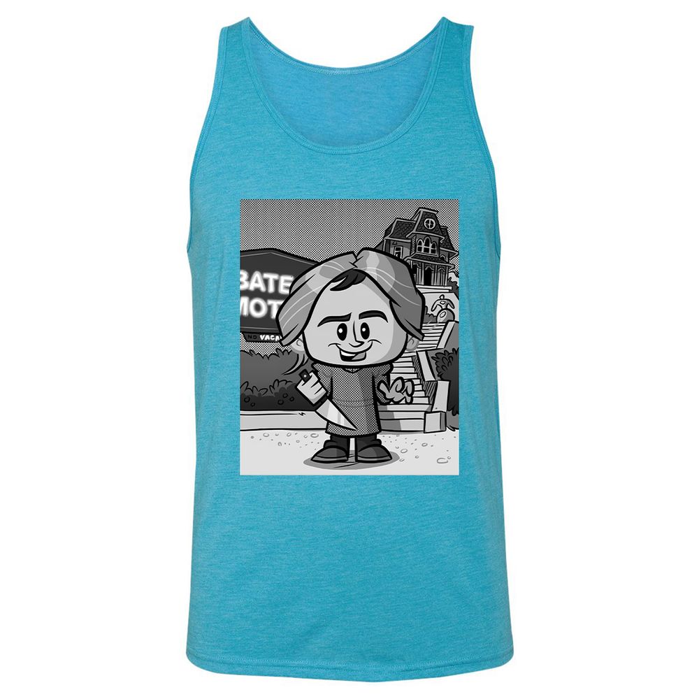 Unisex Jersey Tank - M8PTC22M - Aqua Triblend - 3