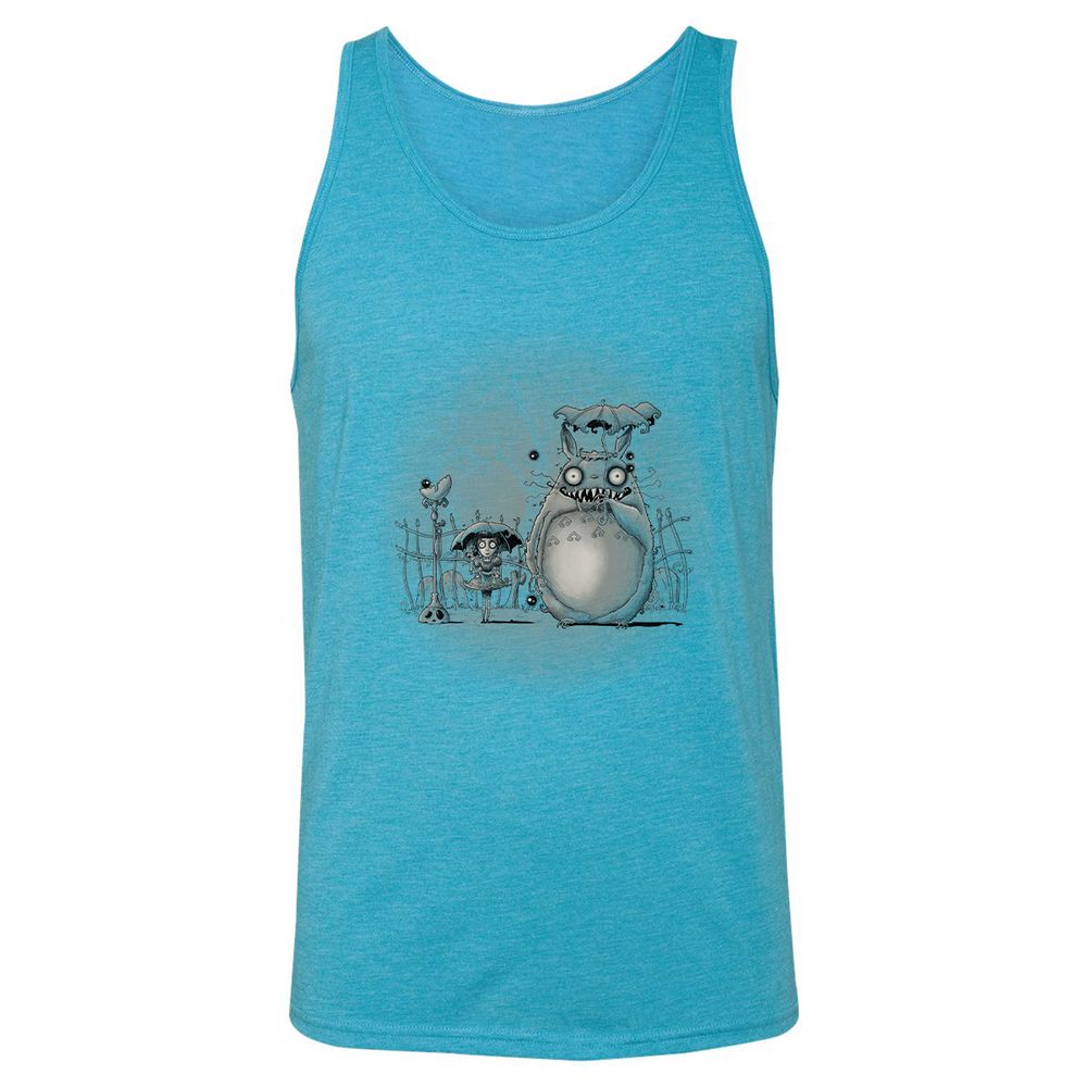 Unisex Jersey Tank - JM7F261A - Aqua Triblend - 3