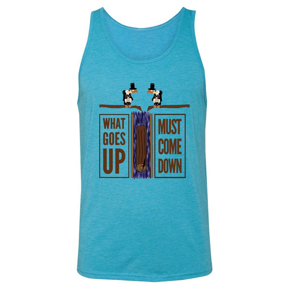 Unisex Jersey Tank - QM5AD627 - Aqua Triblend - 3