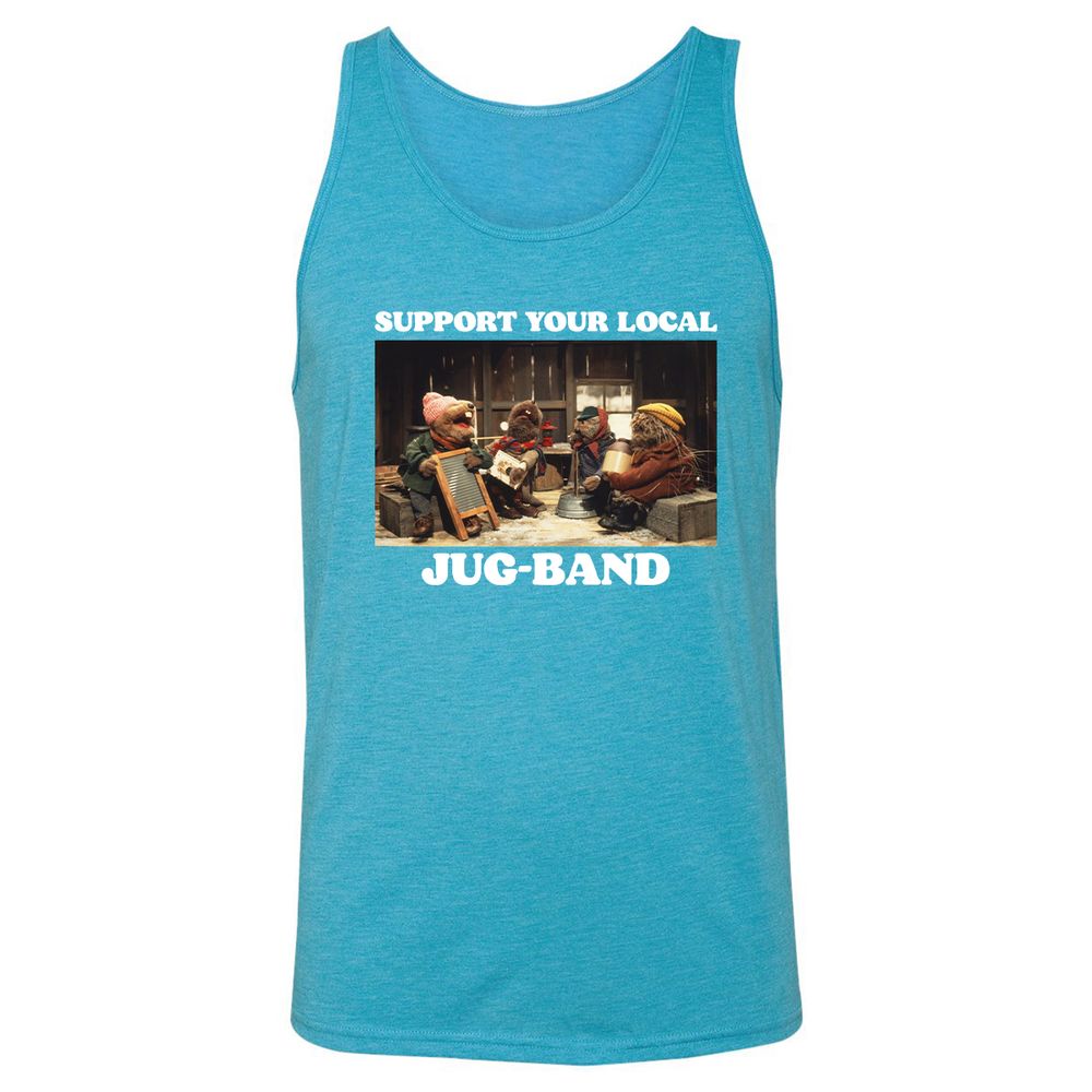 Support Your local - Aqua Triblend - 3