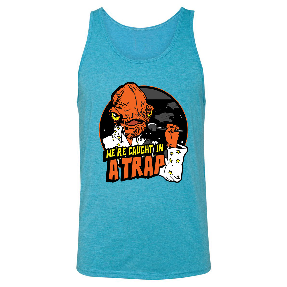 Unisex Jersey Tank - 9CEP1HJ8 - Aqua Triblend - 3