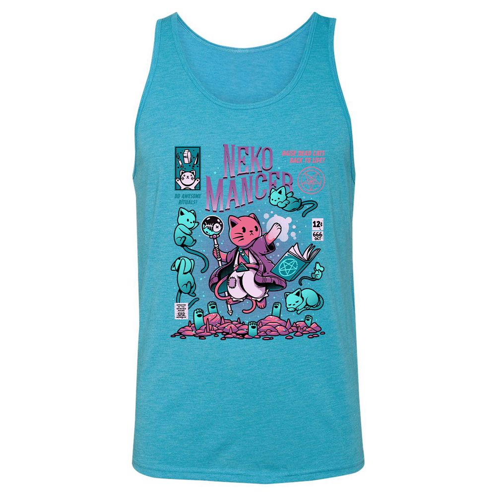 Unisex Jersey Tank - VHRRMV5R - Aqua Triblend - 3