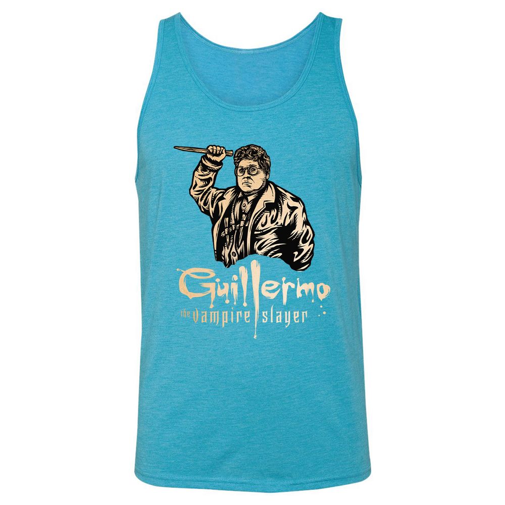 Unisex Jersey Tank - LKWRPQWS - Aqua Triblend - 3