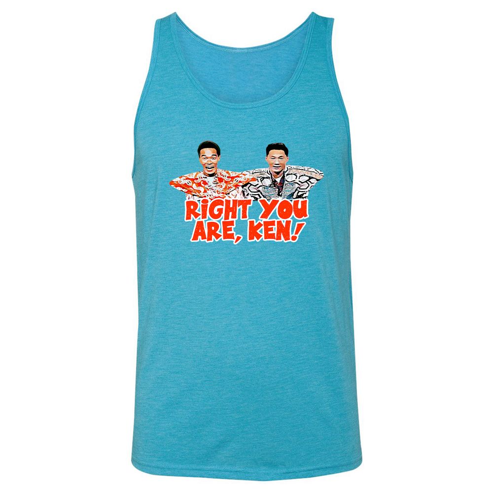 Unisex Jersey Tank - ZPW4PUWA - Aqua Triblend - 3