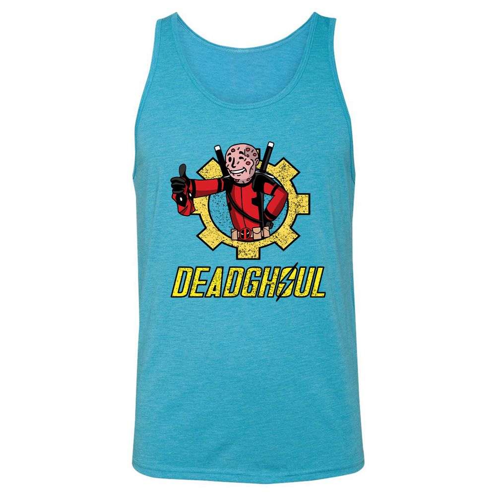 Unisex Jersey Tank - 91SQJ6QX - Aqua Triblend - 3