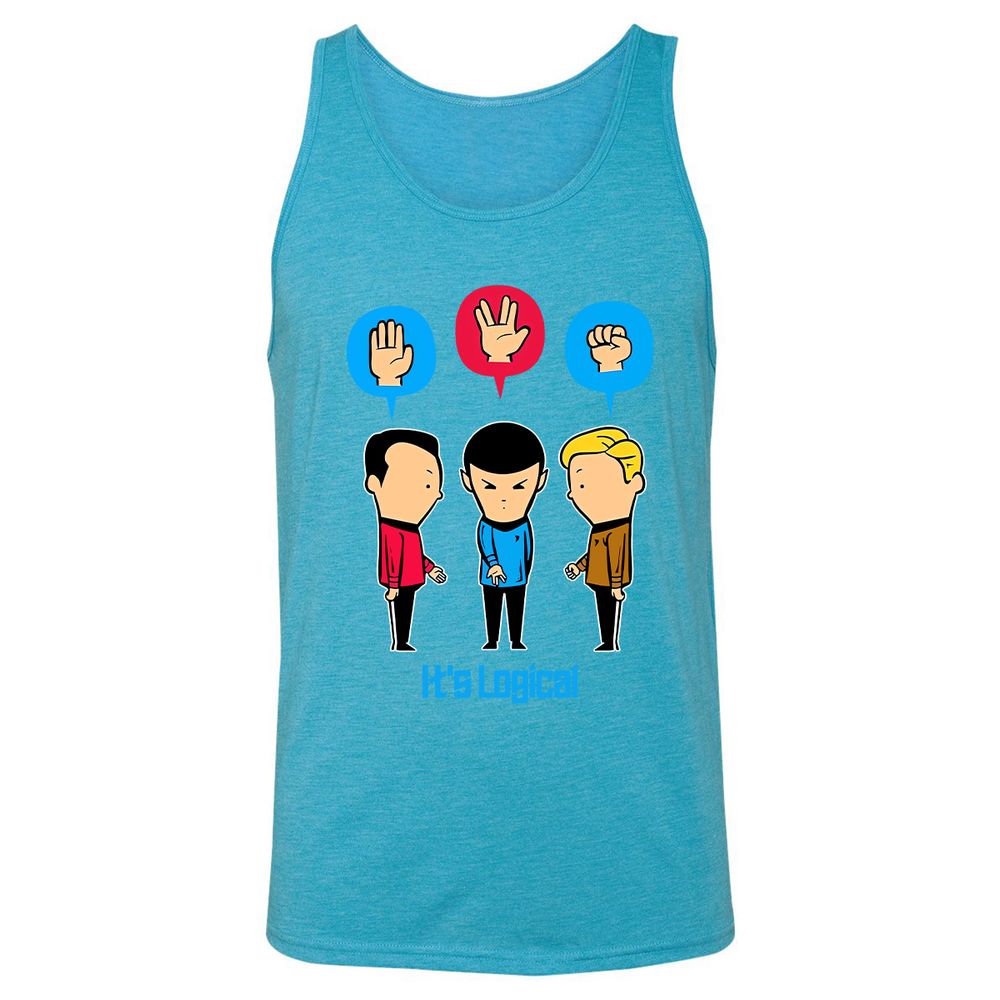 It is Logical - Aqua Triblend - 3