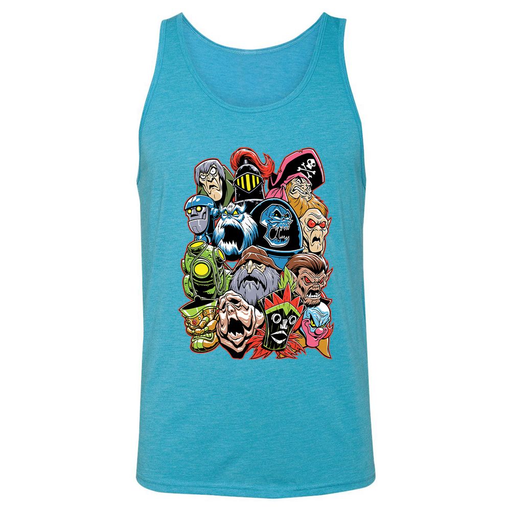 Unisex Jersey Tank - 4ZVSM5ZN - Aqua Triblend - 3