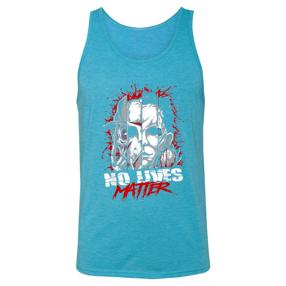 Unisex Jersey Tank - JN2LDGMD - Aqua Triblend - 3