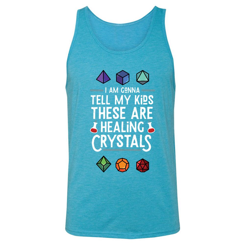 Unisex Jersey Tank - 2D9Z7G88 - Aqua Triblend - 3